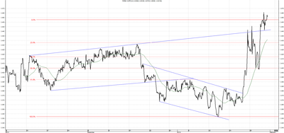 Wykres kursu średniego CHF/PLN za okres od 31.10.2013 do 31.01.2014