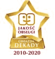 Gwiazda Jakości Obsługi 2020 i Gwiazda Jakości Dekady 2010-2020